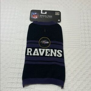 NFL Ravens Stitched emblem Pet Sweater